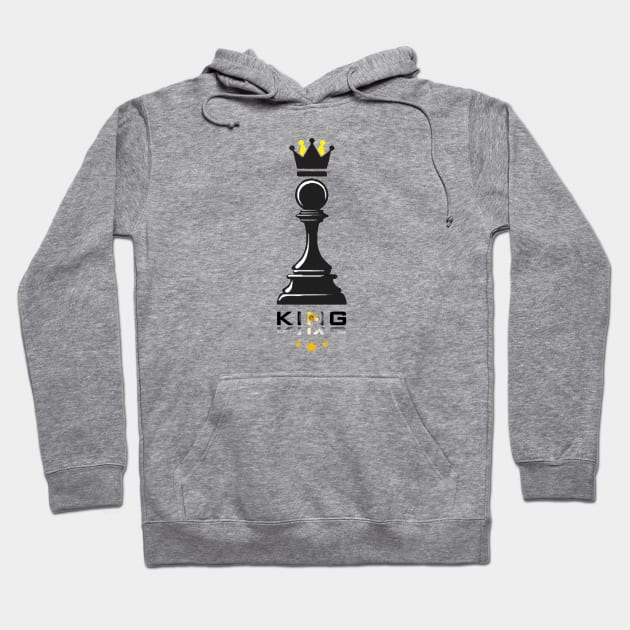 true king Hoodie by Lamink